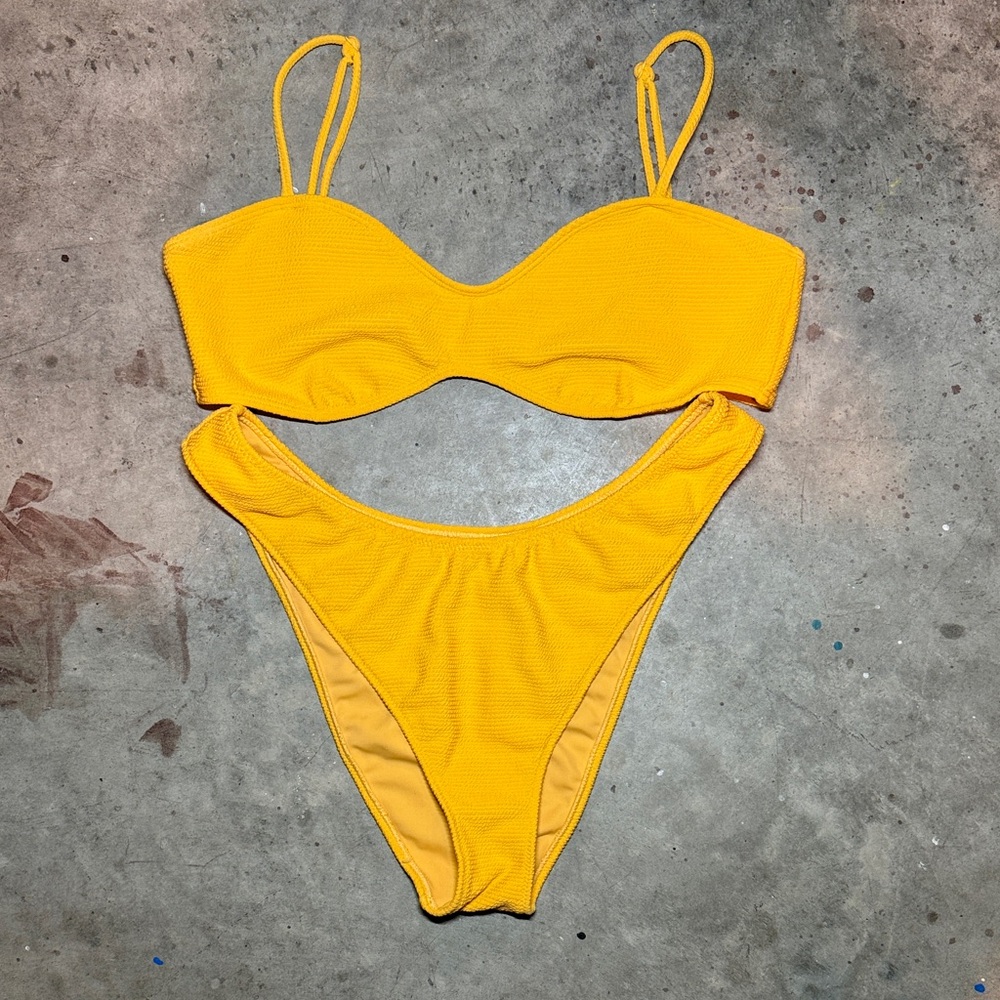 PacSun Vibrant Yellow Bikini